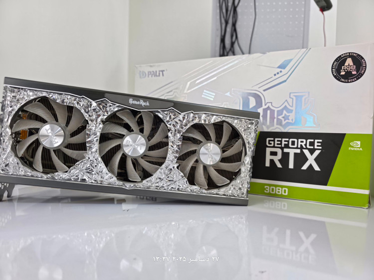 کارت گرافیک RTX 3080 game rock palit