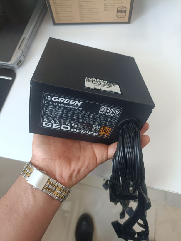پاور گرین 600 وات 80 پلاس برنز GP600A-GED استوک