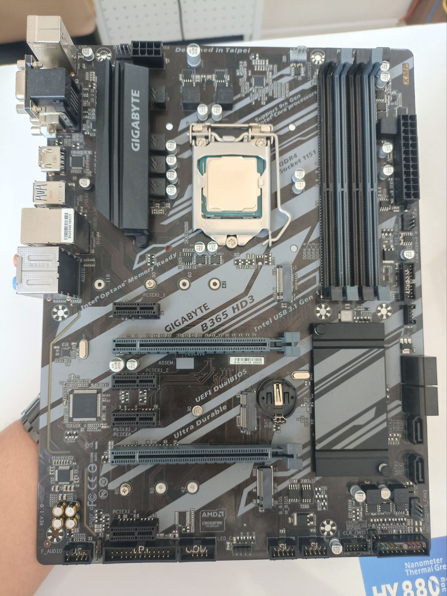 باندل CPU پنتیوم  مادربرد B365 گیگابایت استوک
